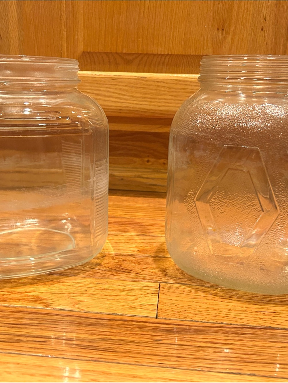 2 Atlas Hoosier Canister Jars